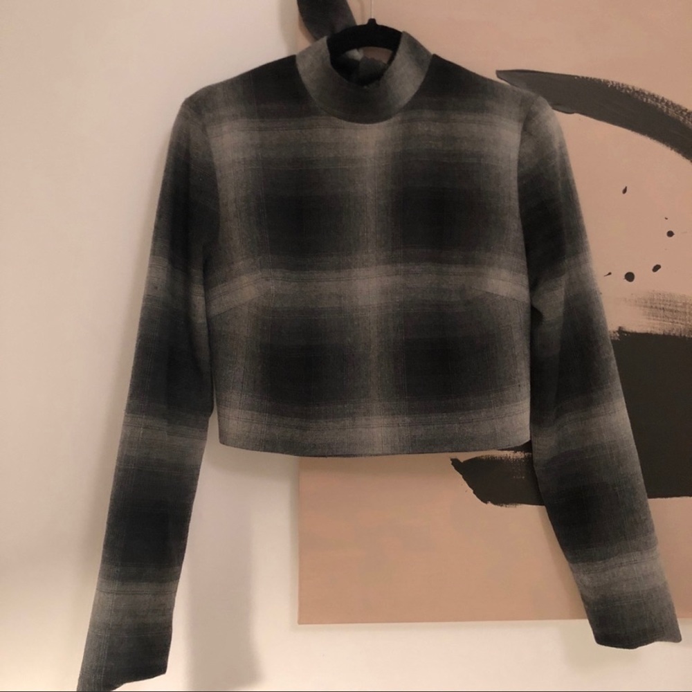 Zimmermann Plaid Wool Crop Top 🖤